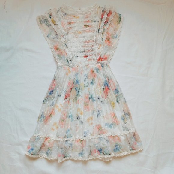 Floral mini dress - Picture 2 of 4